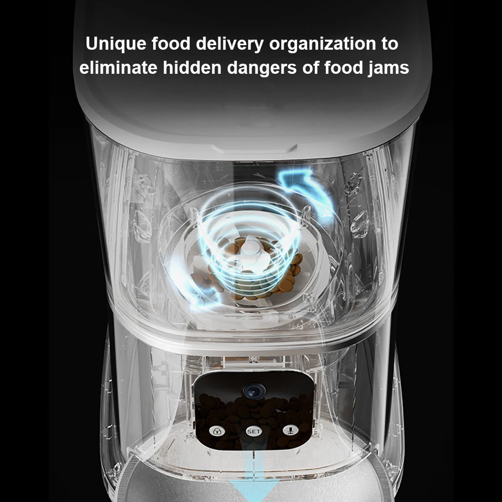Large 6L Automatic Pet Feeder  - огляд і ціна Automatic Cat Feeder 6L Timed