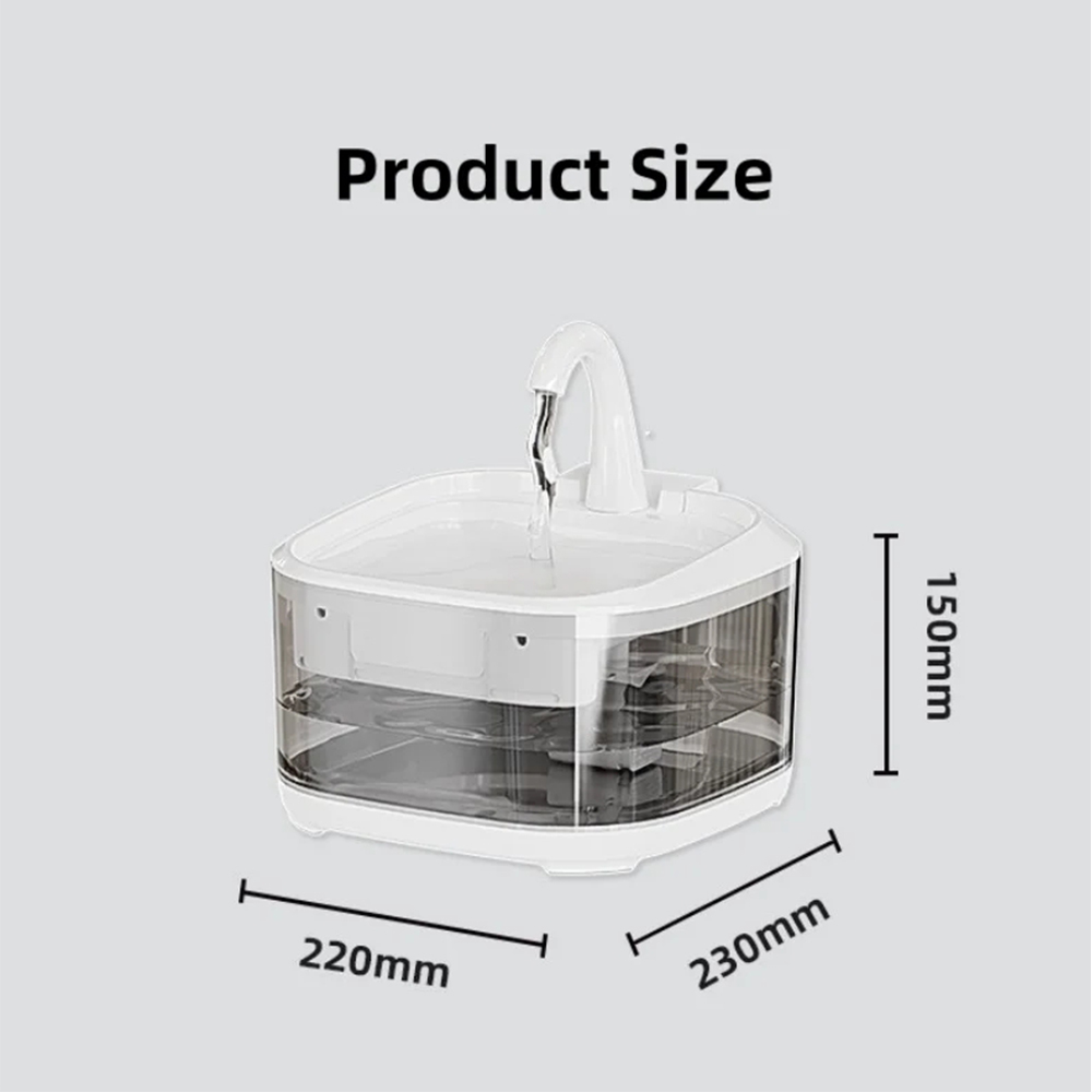 4.5L Large Capacity Canine Cat - огляд і ціна Dog Water Fountain Large