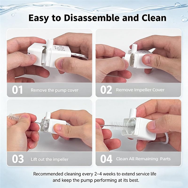 ABAE-Pet Fountain Pump For 3.2 - огляд і ціна Wireless Pet Water Fountain Battery