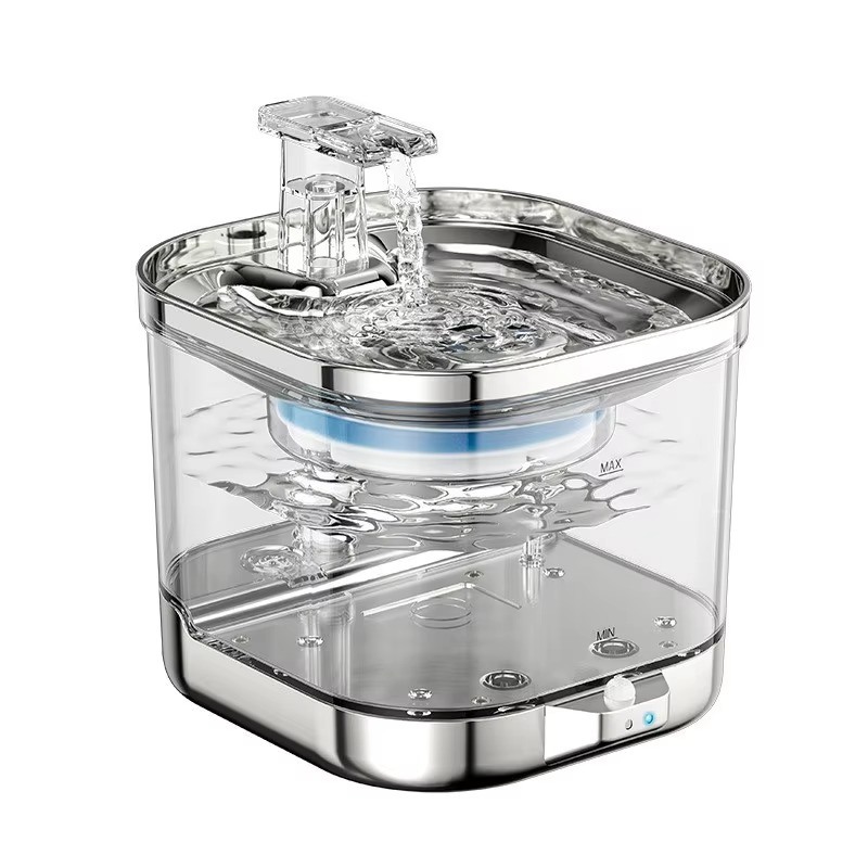 Automatic Pet Drinking Fountai - огляд і ціна Wireless Pet Water Fountain Battery