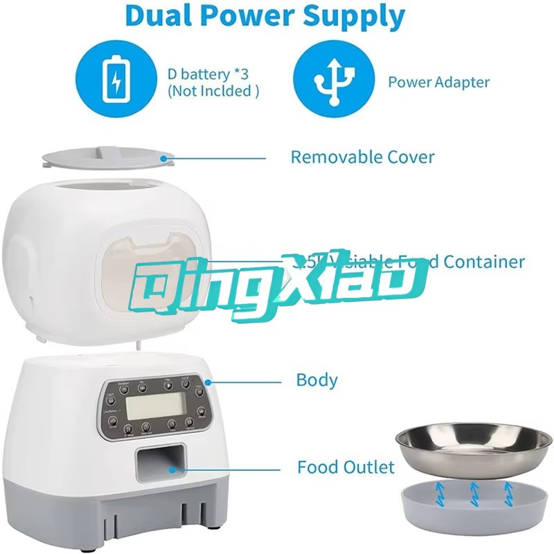 3.5L Smart Pet Feeder With WiF - огляд і ціна Pet Feeder App Control Portion
