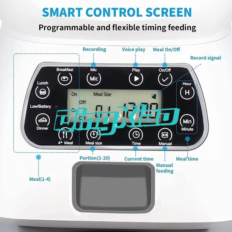 3.5L Smart Pet Feeder With WiF - огляд і ціна Pet Feeder App Control Portion