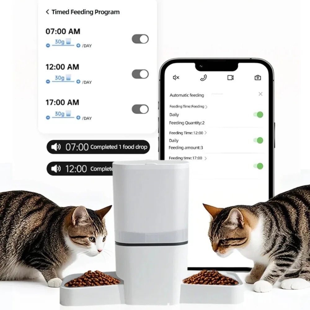 6L Smart Automatic Pet Feeder  - огляд і ціна Automatic Cat Feeder 6L Timed