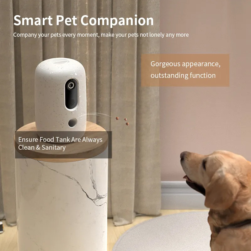 2026 Custom Logo Hd Camera Aut - огляд і ціна Smart Pet Feeder Camera Wifi