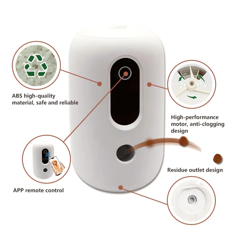 2026 Custom Logo Hd Camera Aut - огляд і ціна Smart Pet Feeder Camera Wifi