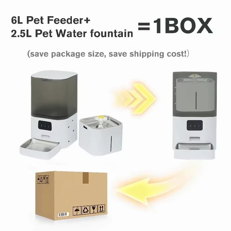 FurStarWiFi APP Controlled Sma - огляд і ціна Automatic Cat Feeder 6L Timed