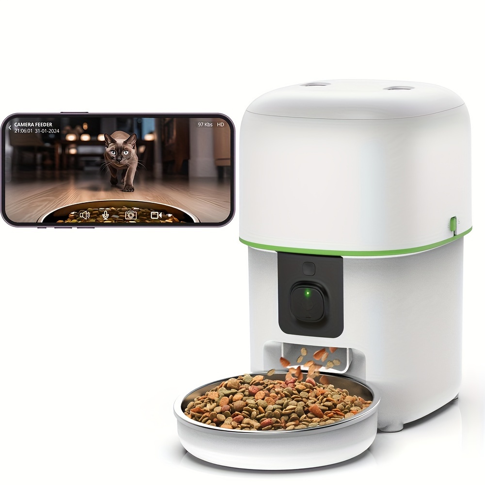 2L 5G Camera Pet Feeder Automa - огляд і ціна Smart Pet Feeder Camera Wifi
