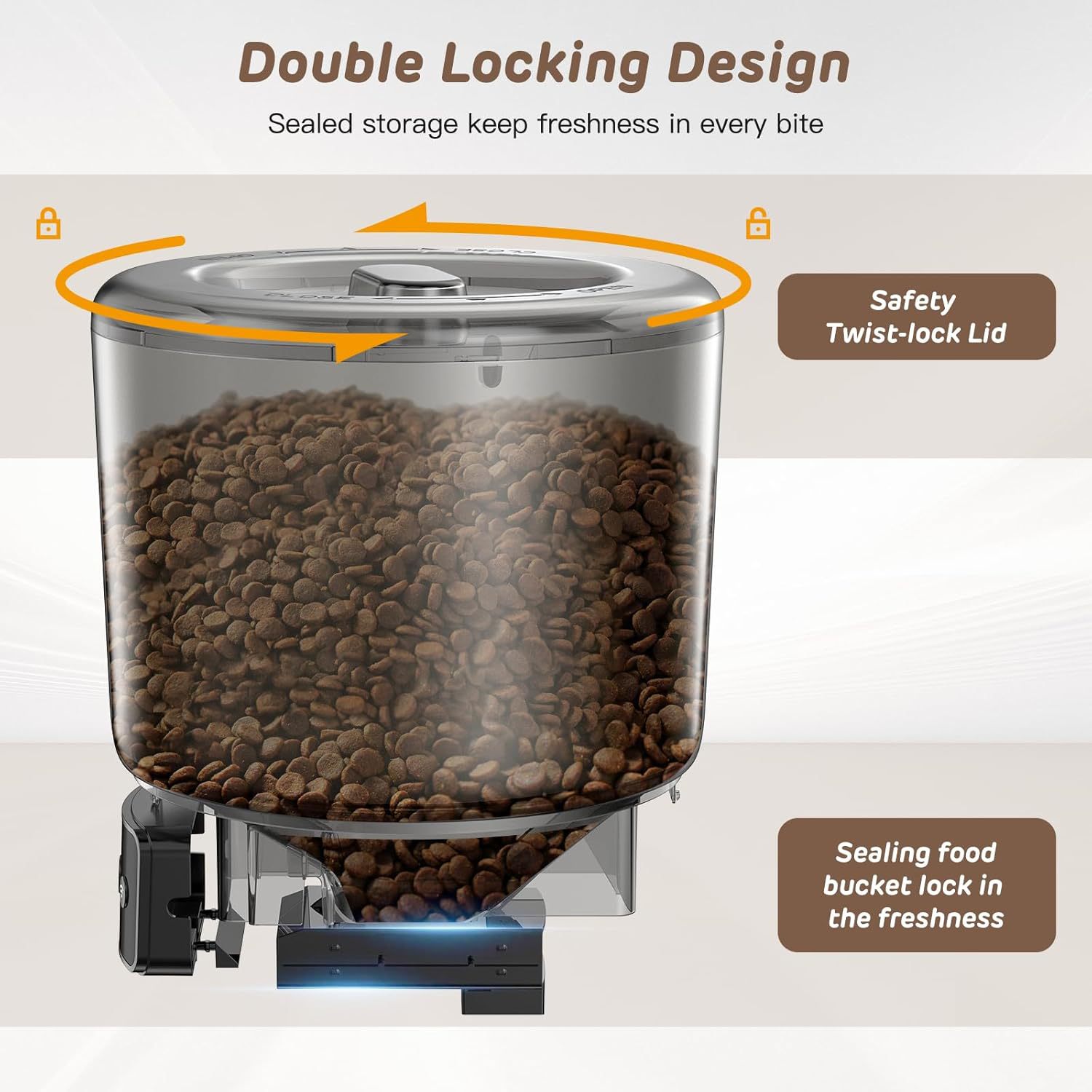 4L Smart WiFi Pet Feeder, APP- - огляд і ціна Pet Feeder App Control Portion
