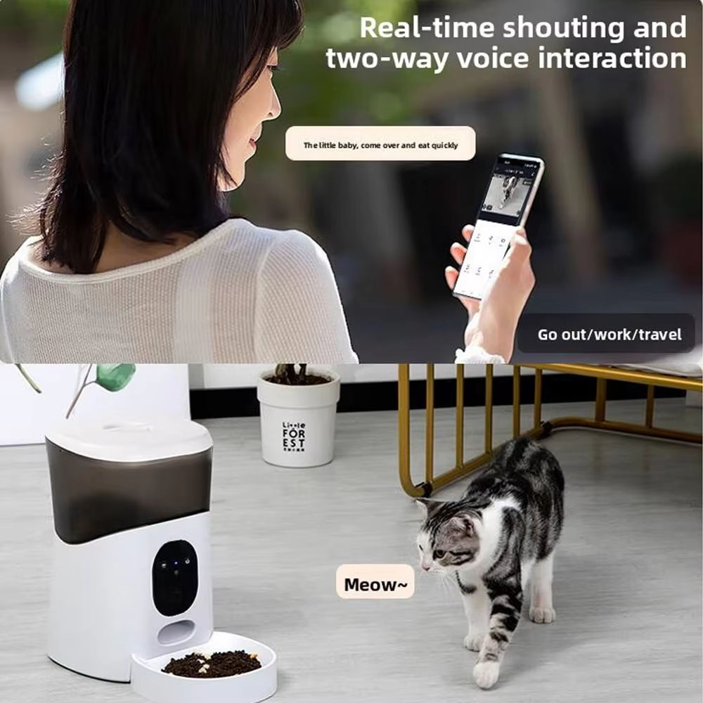 Pet Feeder 5L Stainless Steel  - огляд і ціна Pet Feeder App Control Portion