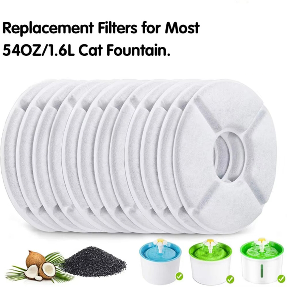 6/12/24Pcs Cat Water Fountain  - огляд і ціна Pet Water Fountain Pump Replacement