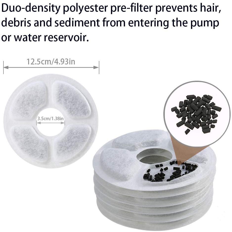 6/12/24Pcs Cat Water Fountain  - огляд і ціна Pet Water Fountain Pump Replacement