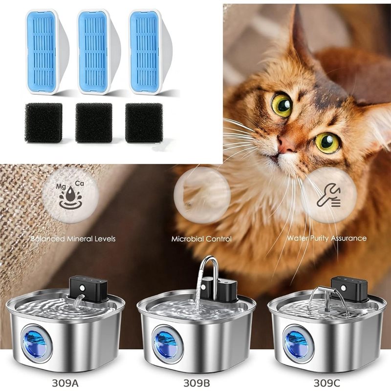 FYBL-Cat Water Fountain Filter - огляд і ціна Pet Fountain Filter Replacement