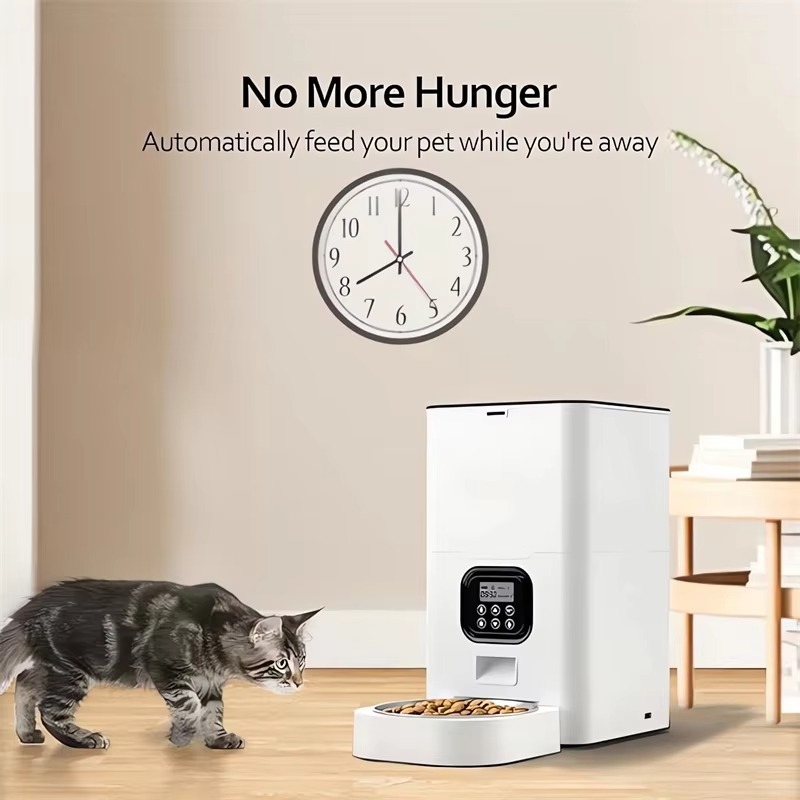 6L Smart Pet Dog Feeder Automa - огляд і ціна Automatic Cat Feeder 6L Timed
