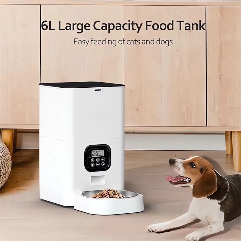 6L Smart Pet Dog Feeder Automa - огляд і ціна Automatic Cat Feeder 6L Timed