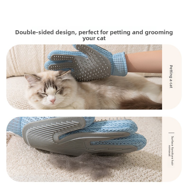 Double Sided Pet Grooming Glov - огляд і ціна Pet Fountain Cleaning Kit