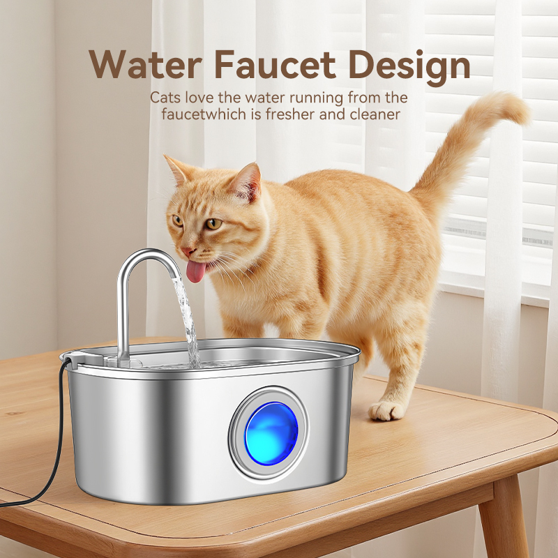 ROJECO 3.2L Stainless Steel Ca - огляд і ціна Smart Pet Water Fountain Wifi