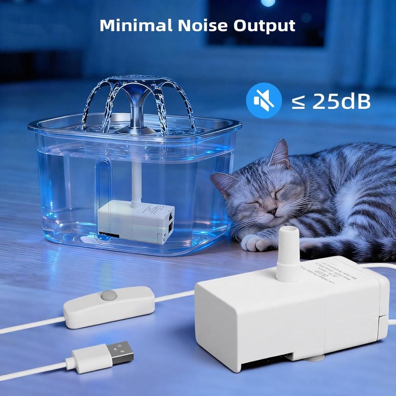 B84B-Pet Water Fountain Replac - огляд і ціна Pet Water Fountain Pump Replacement