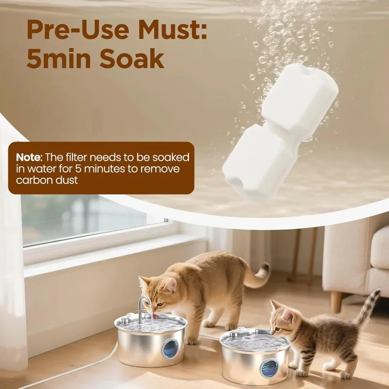Cat Water Fountain Filter Repl - огляд і ціна Pet Fountain Filter Replacement