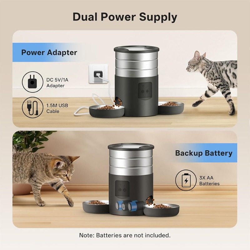 4.5L WiFi Smart Pet Feeder Aut - огляд і ціна Pet Feeder App Control Portion