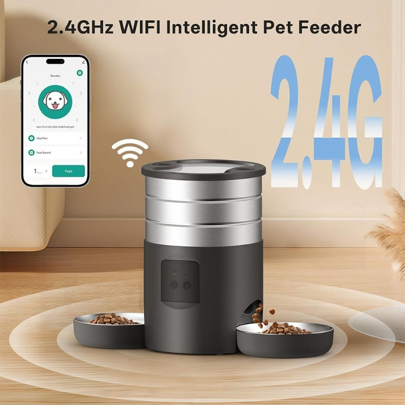 4.5L WiFi Smart Pet Feeder Aut - огляд і ціна Pet Feeder App Control Portion