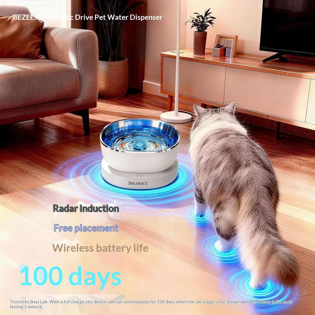 InnovatiMagnetic Drive Wireles - огляд і ціна Wireless Pet Water Fountain Battery