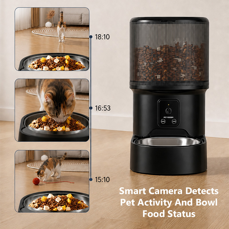 4L Smart Pet Feeder With 2 Sta - огляд і ціна Pet Feeder App Control Portion