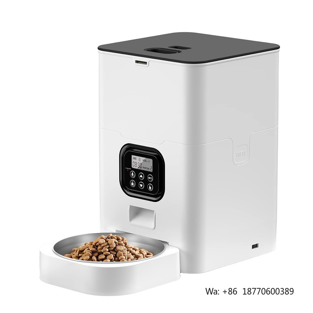Manufacturer Smart White 4L 6L - огляд і ціна Automatic Cat Feeder 6L Timed
