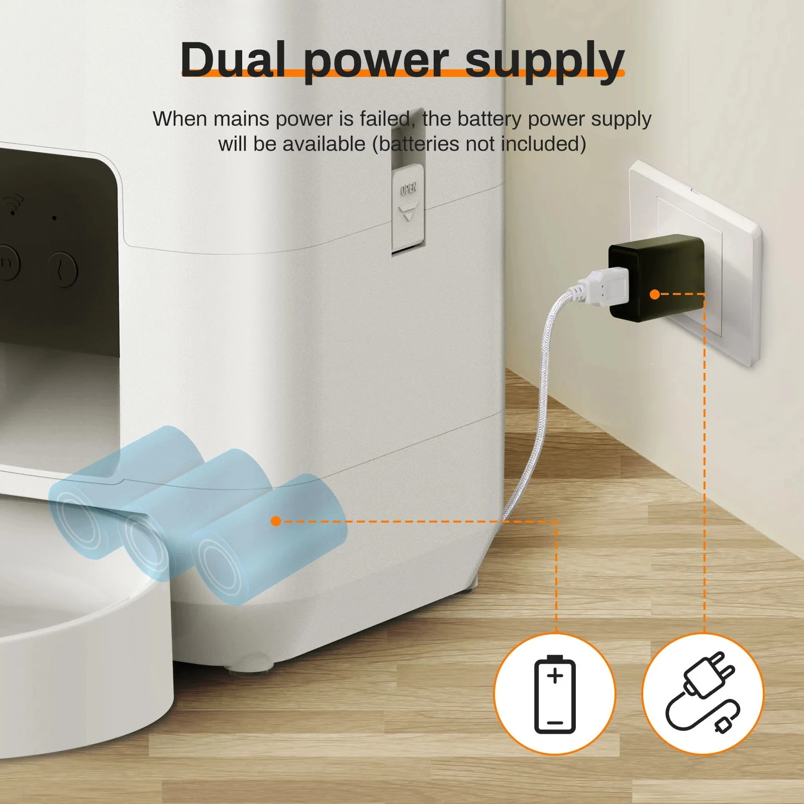 6L Smart Pet Feeder Automatic  - огляд і ціна Automatic Cat Feeder 6L Timed