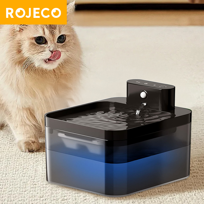 ROJECO Wireless Automatic Cat  - огляд і ціна Wireless Pet Water Fountain Battery