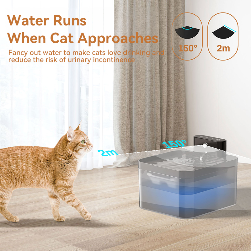 ROJECO Wireless Automatic Cat  - огляд і ціна Wireless Pet Water Fountain Battery